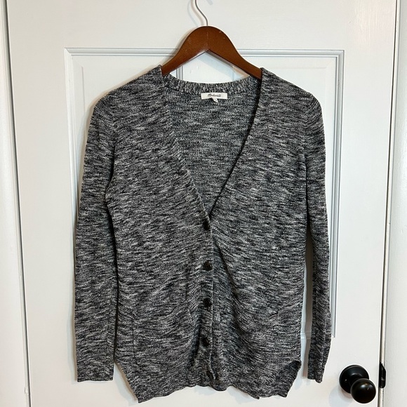 Madewell | Grey Fieldwalk Cardigan marled grey size XS - Picture 4 of 6